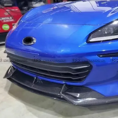 سوبارو BRZ ZD8 ألياف الكربون AD الشفاه الأمامية مجرفة الجانب تنورة ملحق الشفة الخلفية تعديل محيطي صغير