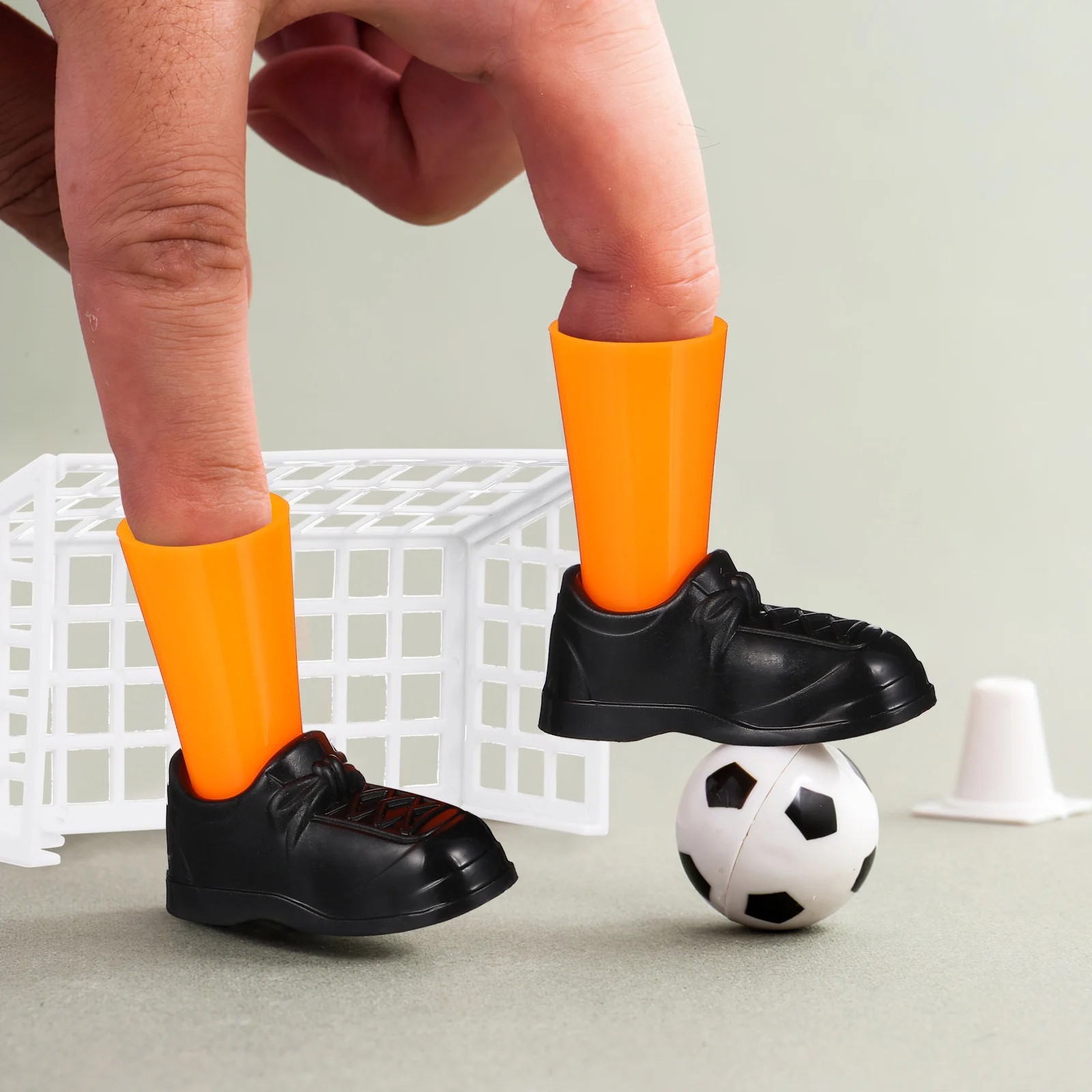 

Mini Finger Toy Soccer Toy Game Tabletop Desktop 2 Sets Plastic Child Goal Post Puzzle Entertainment