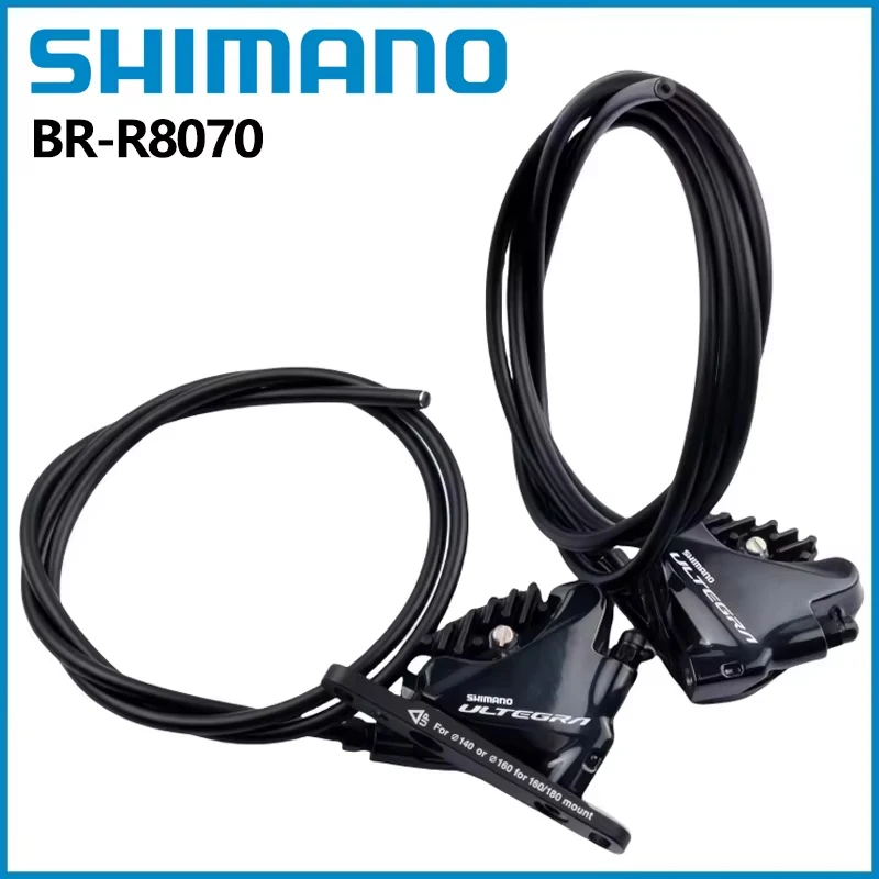 Shimano Ultegra BR R8070 Hydraulic Disc Brake Flat Mount 2x11S Front 900mm Rear 1600mm Disc Brake Set Black Original Parts