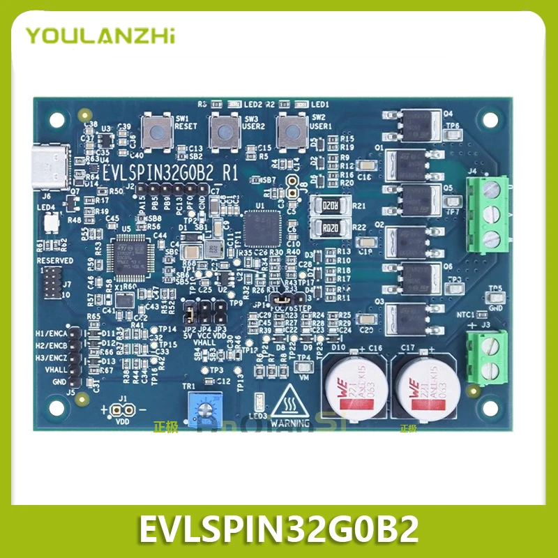 

EVLSPIN32G0B2 STSPIN32G0B2 Блок питания драйвера двигателя Макетная плата на складе и подлинную