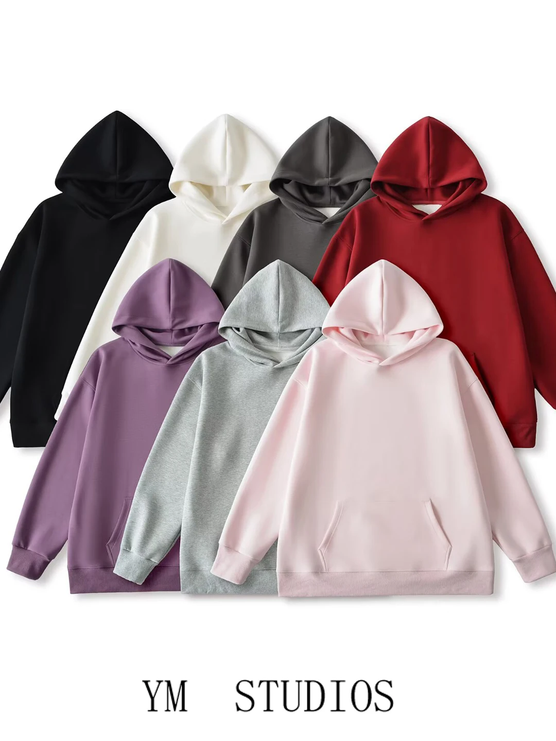 

American Retro Loose Fit Hoodie Women's Color Casual Sportswear Couple's Sle Long Sve Commute Comfortable Coat