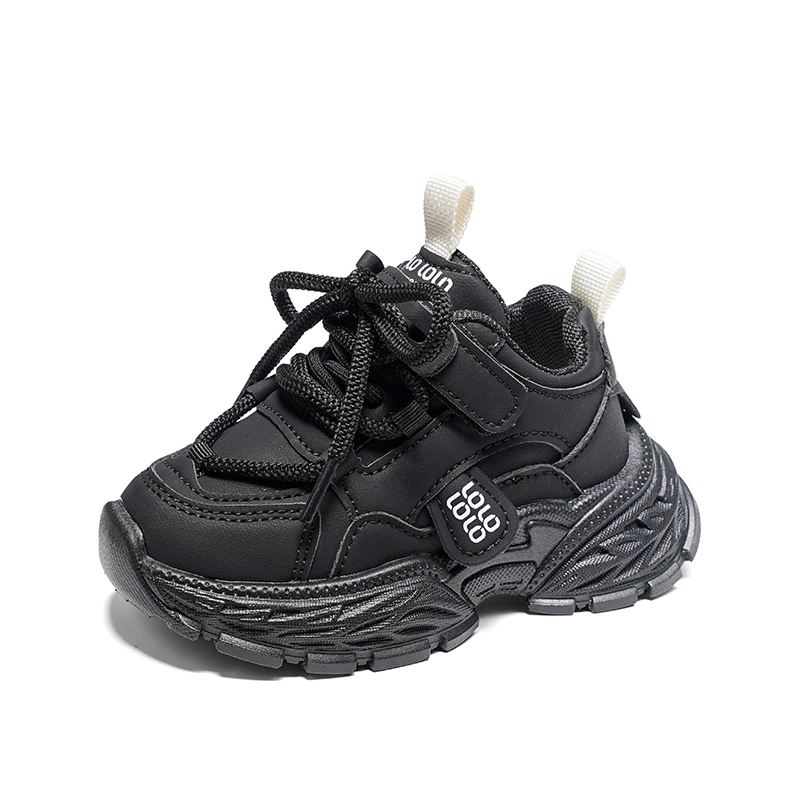 Kids Clunky Shoes & Girls Sports Sneakers Spring Autumn Soft Sole Non-Slip Casual White Shoes for Boys Girls 3-12 Years