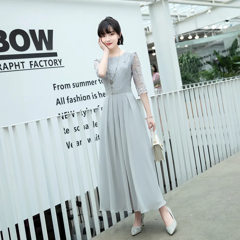 ZL22 New style banquet party temperament lady daily wear dress stile lungo