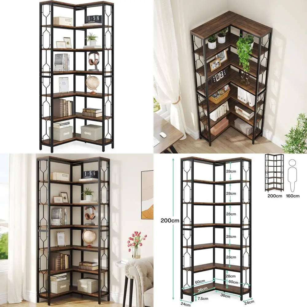 7-Tier Wooden And M…