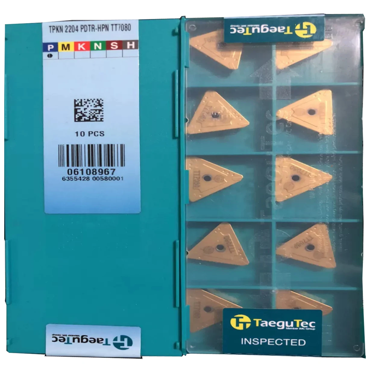 

TaeguTec Original Turning Insert TPKN TT7080 TPKN2204PDTR-HPN TT7080 TT6080 TT9080