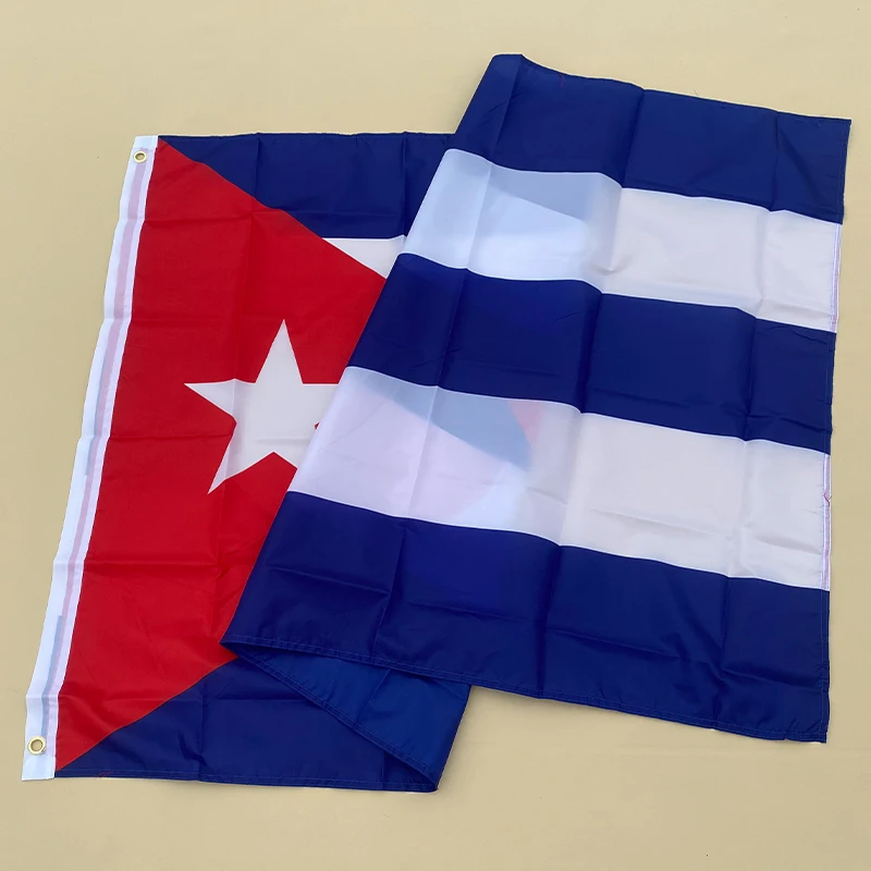 Eoodlove FLAG Free Delivery 90X150cm Cuban Flag Hanging High Quality Polyester Indoor and Outdoor Banner Decoration