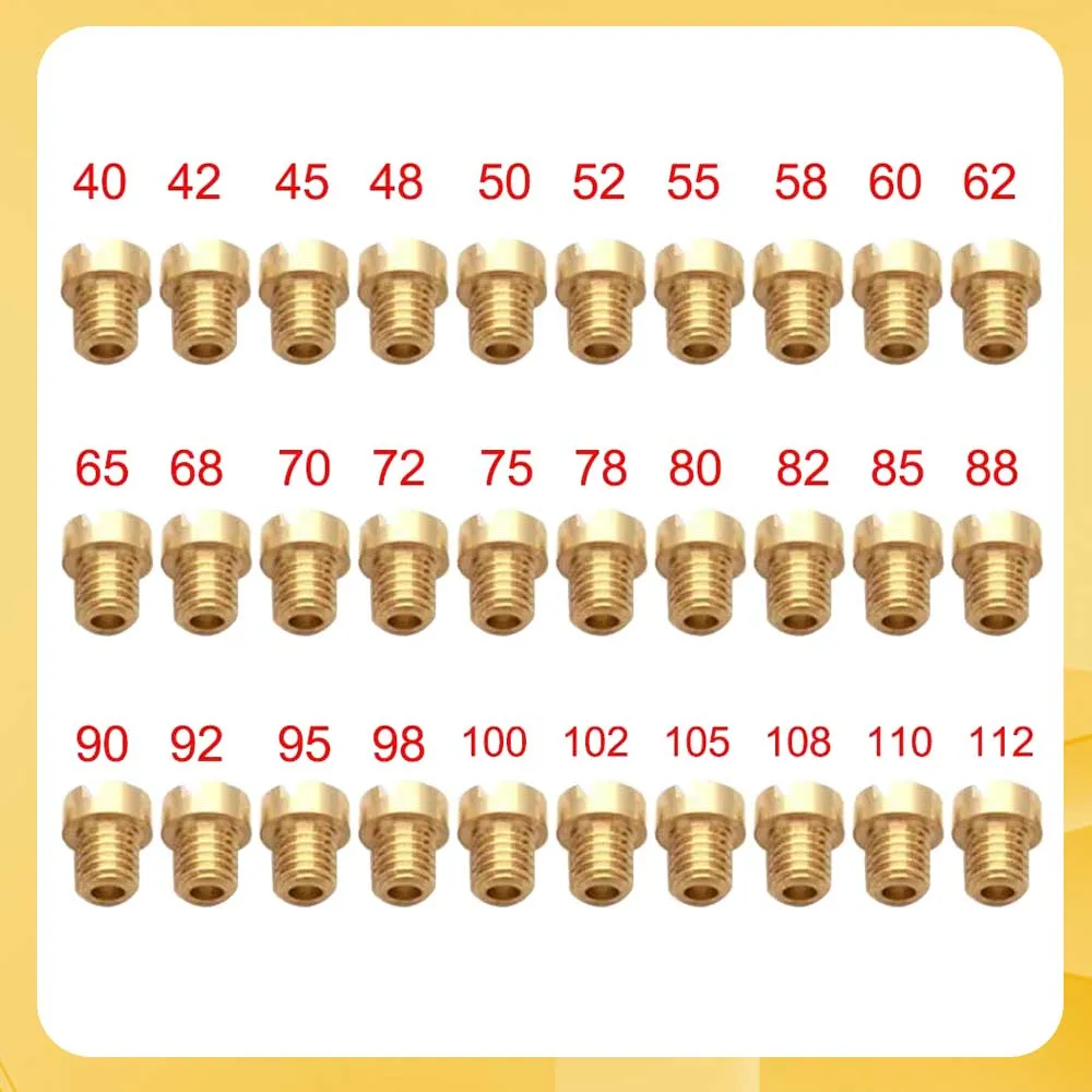 30/20/10 قطعة 5 مللي متر M5 النفاثة الرئيسية لمكربن Dellorto SHA PHBG NC T5 JNC UA/MA UB/MB SHB/SHBC #1