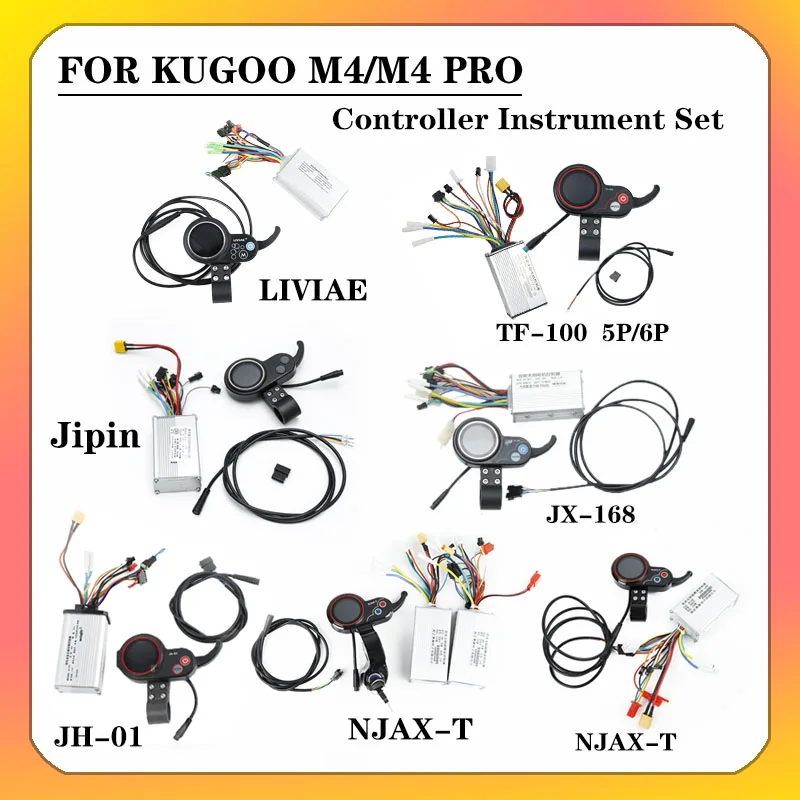 Electric Scooter Controller + Instrument Display TF-100 NJAX-T JX-168 LIVIAE JH01 Various Types Of Supporting Parts