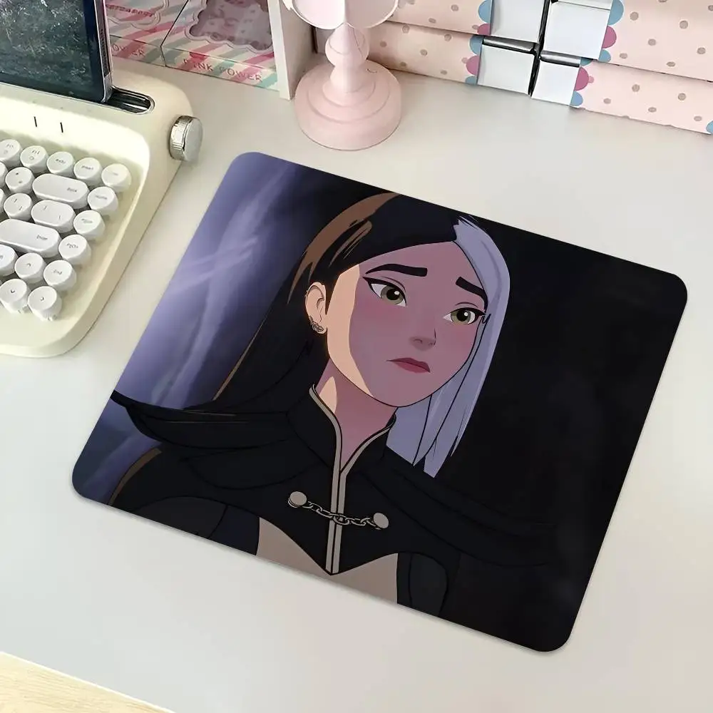 The Dragon Prince Mousepad Small LockEdge Mouse Pad For Gamers Computer Desk Pad Rectangular Anti-slip Rubber