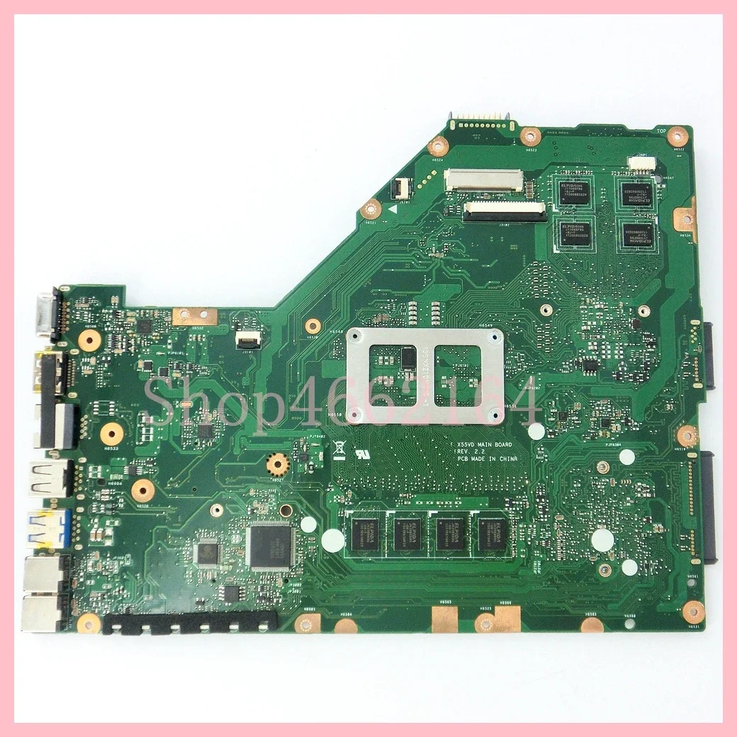 Imagem -02 - Placa-mãe para Portátil para Asus X55vd com Gpu Gt610m 4gb Ram X55v X55vd X55vdr X55c X55cr 100 Testado ok