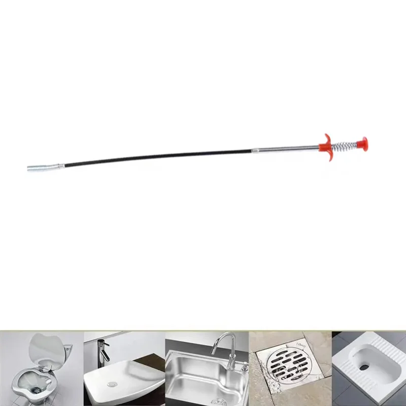 

【Ценная цена!】Очиститель канализации LMETJMA 200 см, инструмент для выемки труб, щетка для чистки канализации, раковина, ванна