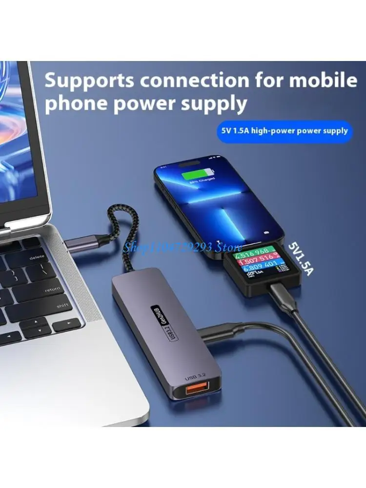 

Y2GD USB C 10G Adapters PD100W 140W Power Delivery 5V 1.5A Output Drive Phones Laptops