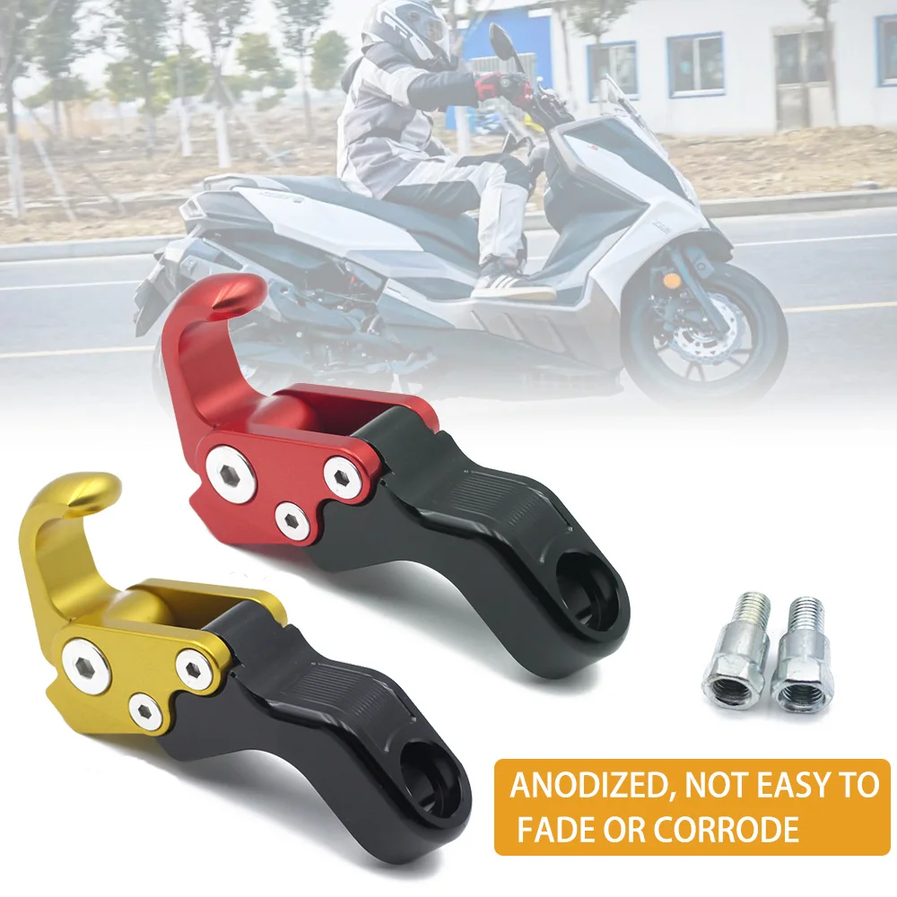 

Motorcycle 22mm Handlebar Helmet Hooks For KYMCO Downtown 125 200 250 300 300i 350i k xct 300 Xciting 250 300 400 400i