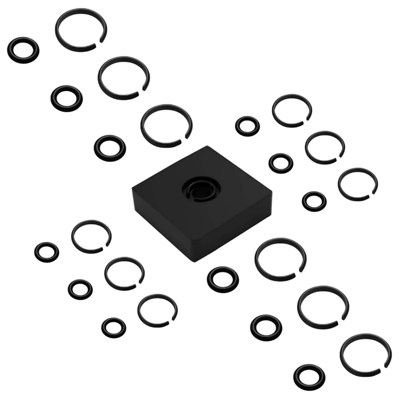 

ABJI (6 + 6 комплектов) 1/2 дюйма и 3/8 дюйма, ударное стопорное кольцо, зажимное фрикционное кольцо с уплотнительным кольцом для электрического/пневматического ударного гайкового ключа