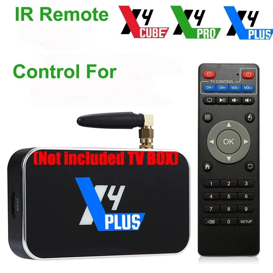 Ugoos X4 Plus S905X4 Android Box IR Wireless Remote Control For X4-CUBE X4 Pro X4Plus Android 11.0 TV BOX