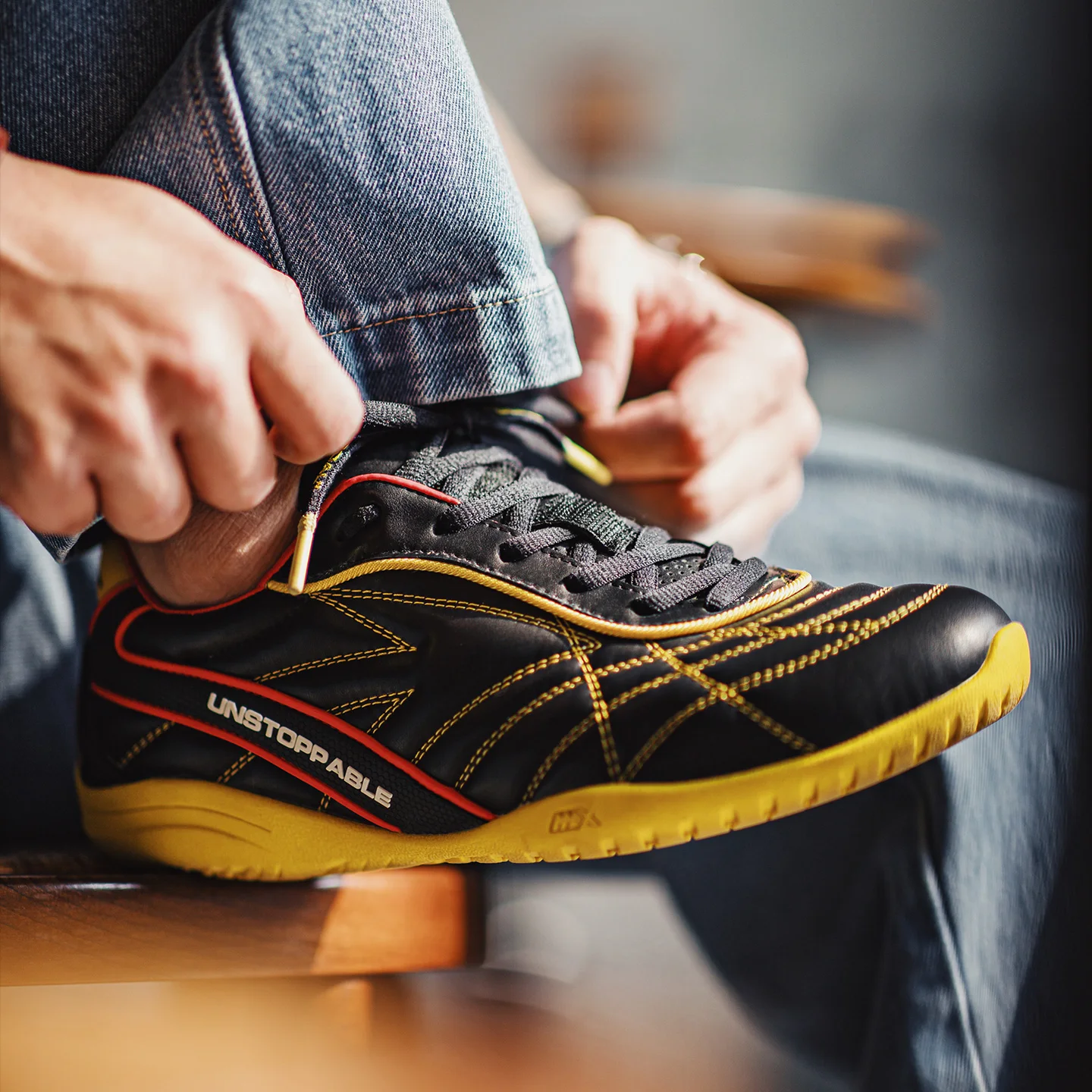 

Мужские винтажные футбольные кроссовки Maden с контрастными цветами и шнуровкой, в немецком стиле, повседневные спортивные туфли для весны и осени