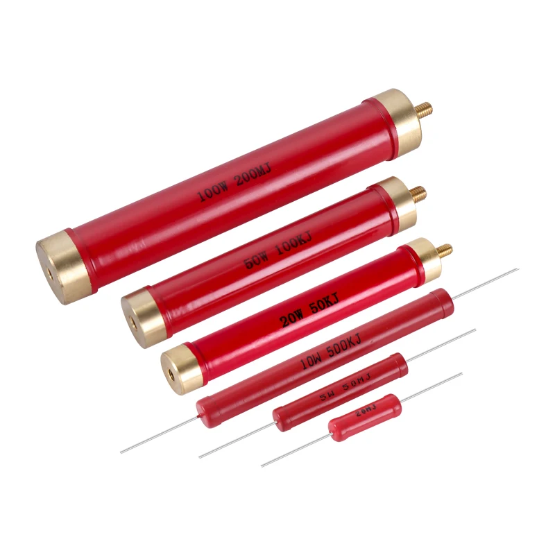 Ri80 Dahongpao Glass Glaze Resistor 2W3W5W10W Electronic Component Ceramic Insulated High-Frequency Non-Inductive High-Voltage Resistor 10K, 50K, 100K, 200K, 1m, 5m Ohm image 5