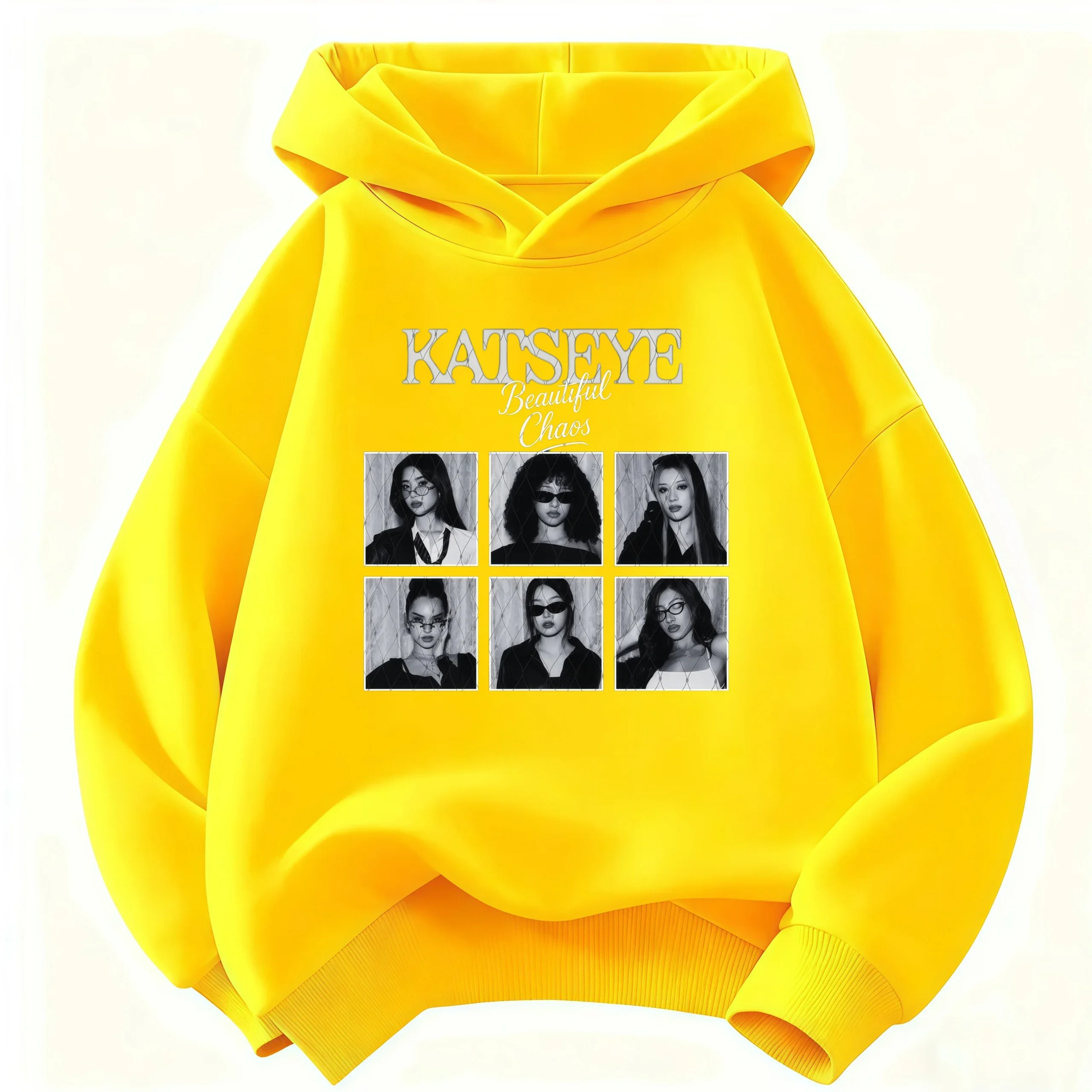 Kinder-KATSEYE-Hoodie, Mädchen und Jungen, lässiger Kapuzenpullover mit langen Ärmeln, modisches Grafikdesign, Pullover für Kinder, Alltags-Streetwear-Oberteil. – Detail 17