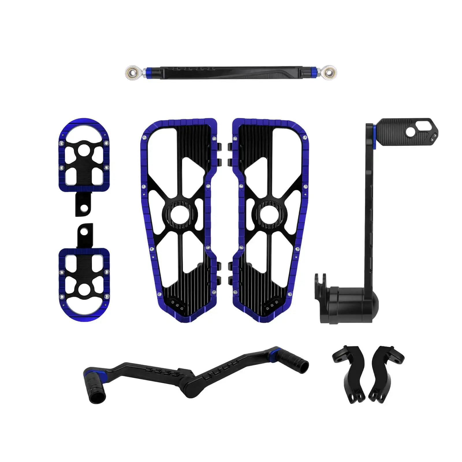 Motorfiets vloerplanken voetsteun schakelhendel remhendel sets bestuurder passagier voetsteun voor Harley Touring Road Street Glide 08-25 - afbeelding 1