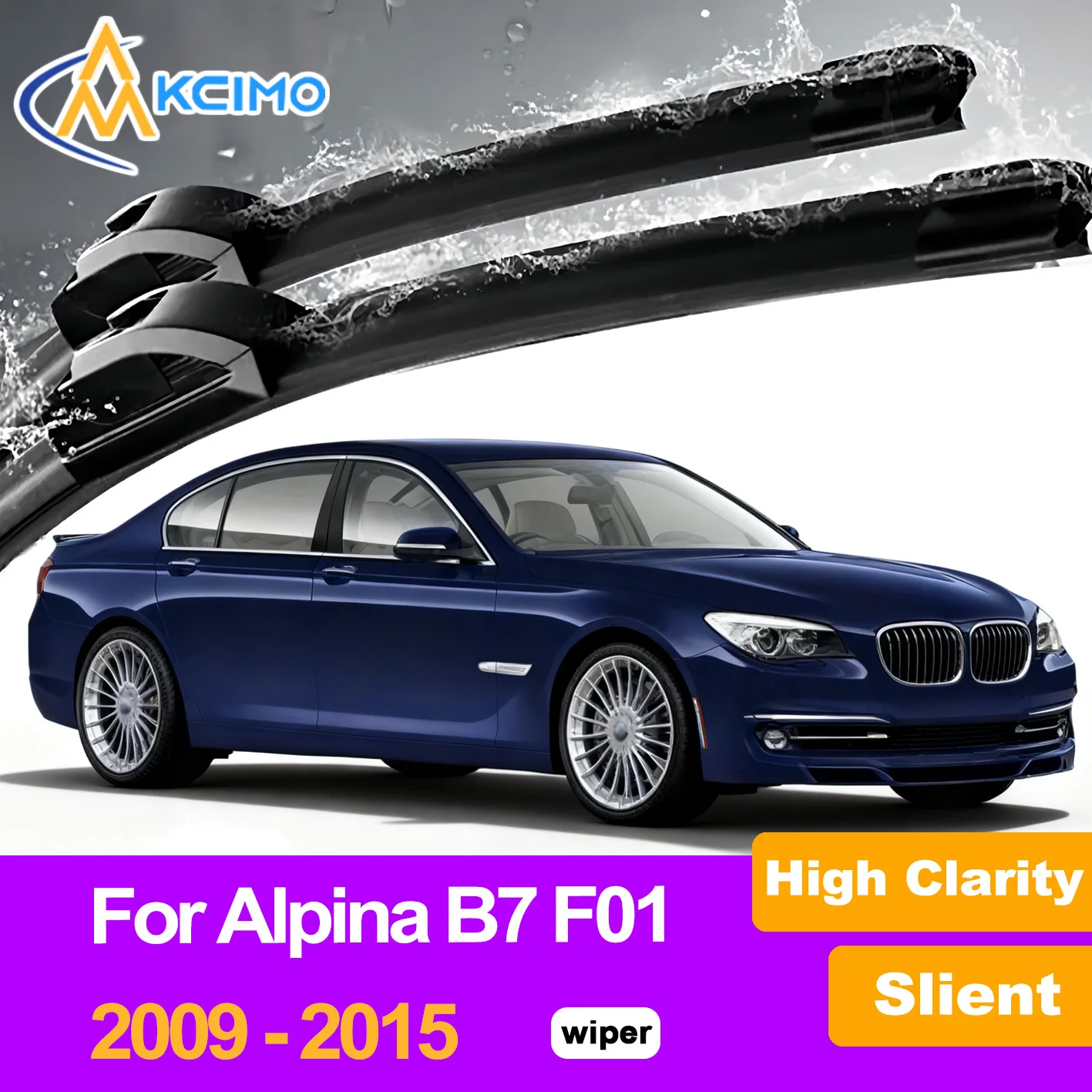 

2Pcs Front Windshield Wiper Blades For Alpina B7 F01 2009-2015 Alpina B7 Bi-Turbo Windscreen Window Car Accessories