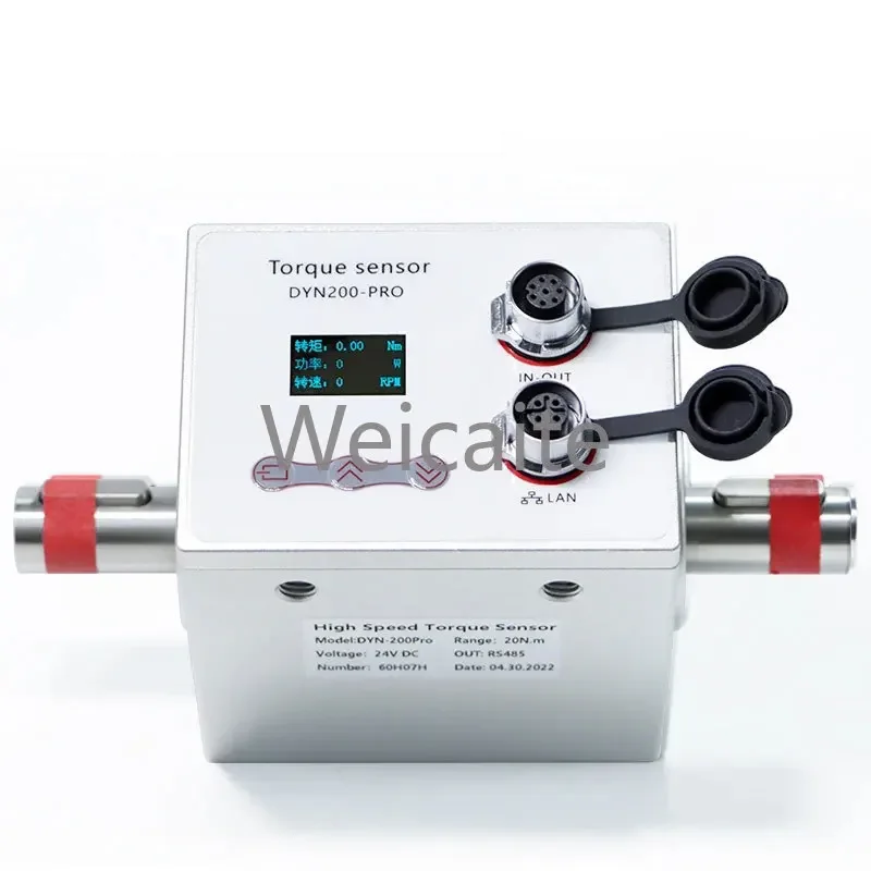 0.5-2000Nm High-Speed Dynamic Torque Sensor with Display for Motor Testing 10000rpm Load Cell