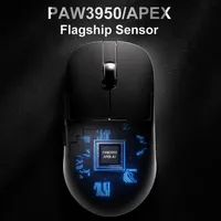 AJAZZ AJ159 APEX/AJ159PRO Wireless Bluetooth Mouse RGB Magnetic Charging Dock Line Macro Defines The Wired Gaming Mouse