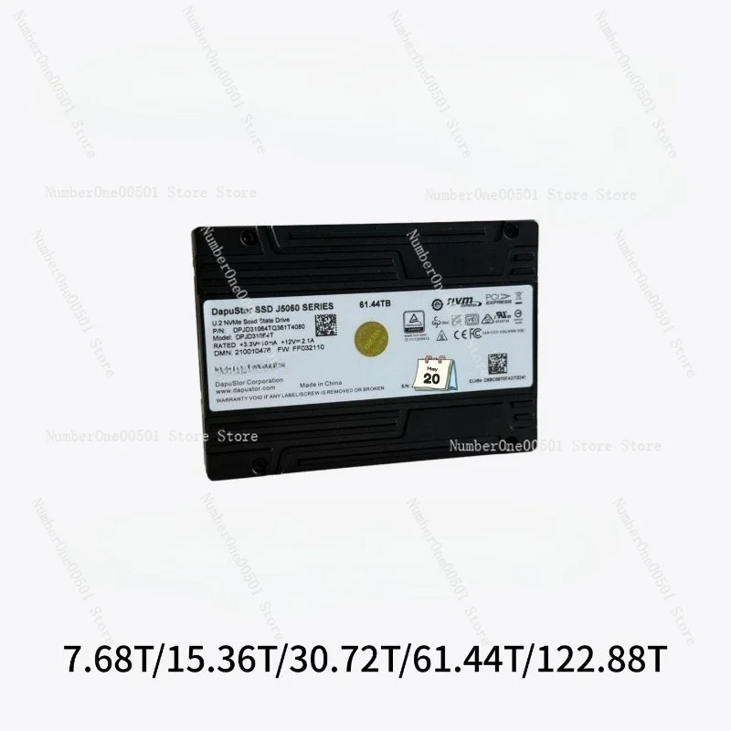 

Совершенно новый OEM SSD DapuMicro R5100/J5100 7,68 ТБ 15,36 ТБ для корпуса WERO — Enterprise NVMe U.2 PCIe 4.0