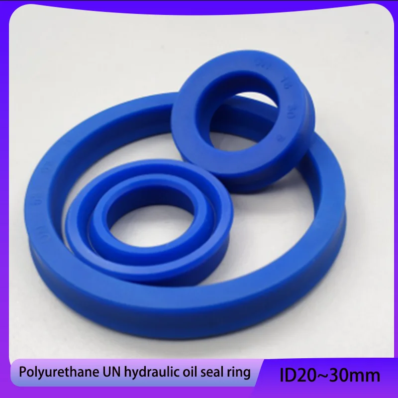 

5Pcs High quality polyurethane UN type sealing ring ID20~30mm hydraulic oil seal, UN type piston rod oil seal