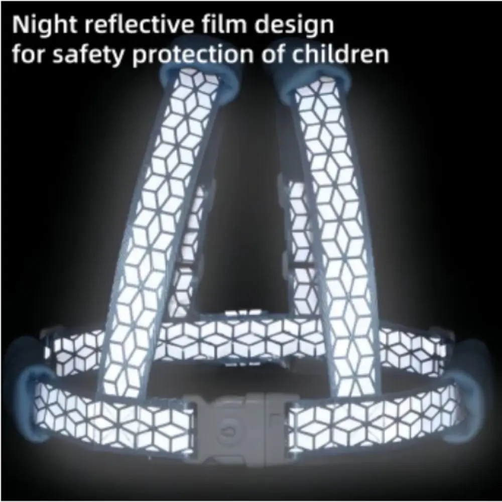 Tali Kekang Bayi dari Kawat Baja, Bernapas, Lembut, Harness Anak 2 in 1, Dapat Disesuaikan, Nyaman