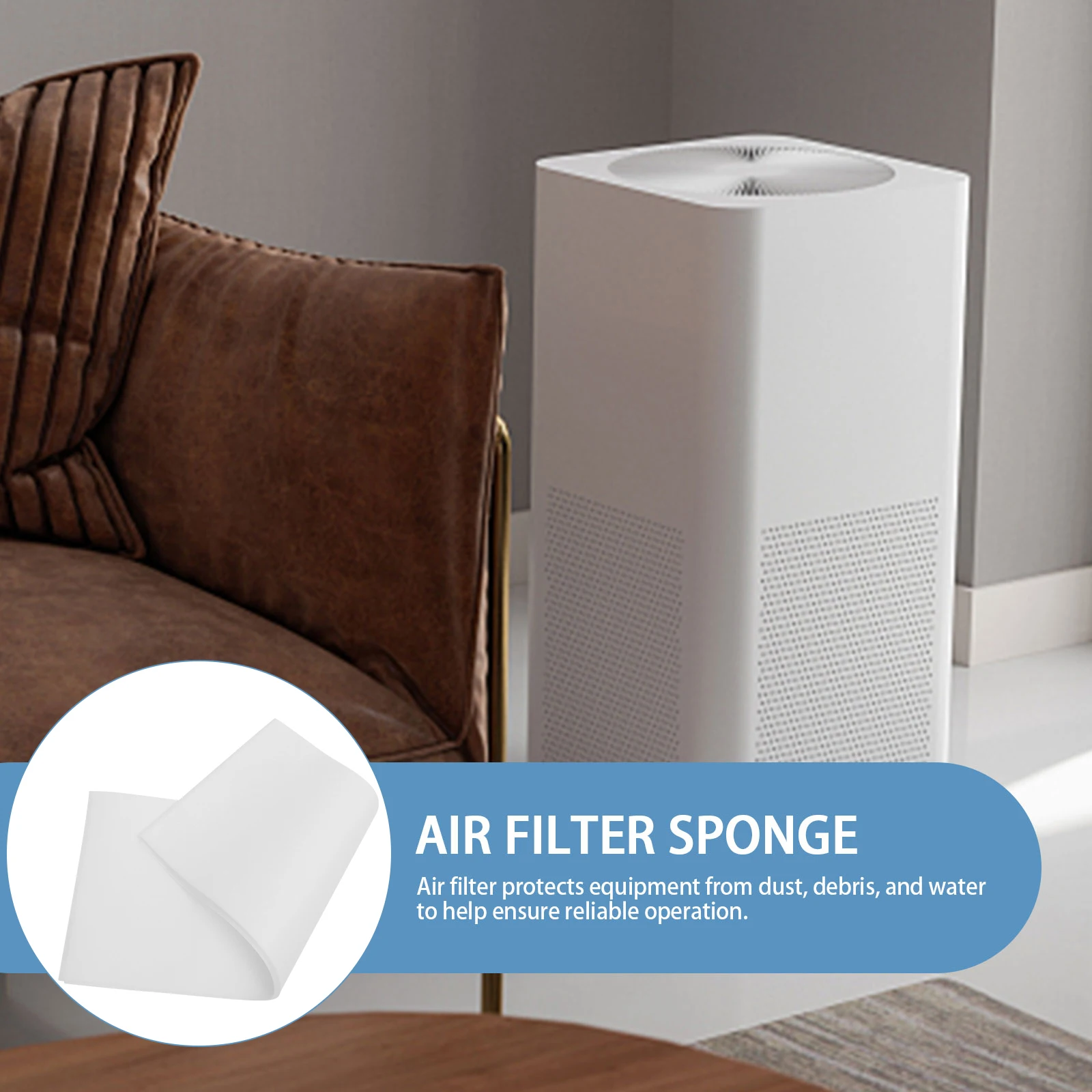 

10Pcs Filter Cotton Vent Filters Easy Cut Air Conditioner Humidifier Ventilation Electrostatic Air Vent Filter Cloth Reusable