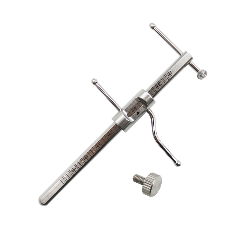 C Lab Orthodontics Sliding Caliper Chin Indicator Lab Implant Measuring Gauge Caliper Ruler 20-100mm Best Tool
