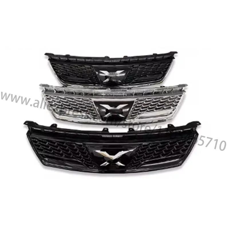 For 2005-2009 Old Toyota Mark X, Middle Mesh Grille, Chrome Front Bumper Grille Kit, Factory Independent R&D and Production. view 2