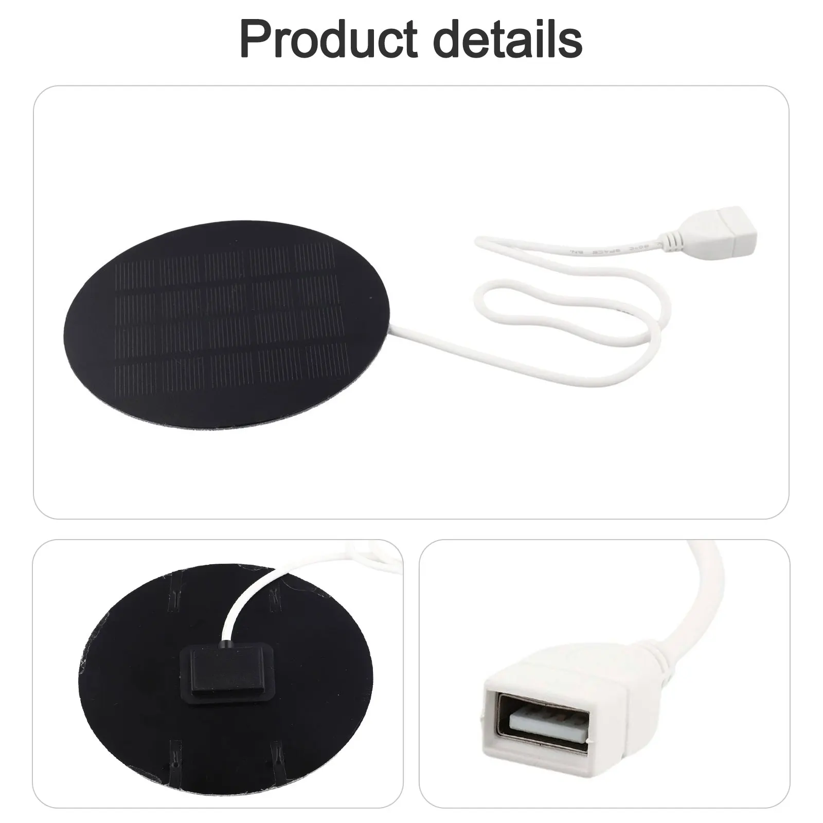 for Outdoor Power Charger USB Solar Charging Panel For Travel for Outdoor Adventures for Outdoor Mobile Power Solution