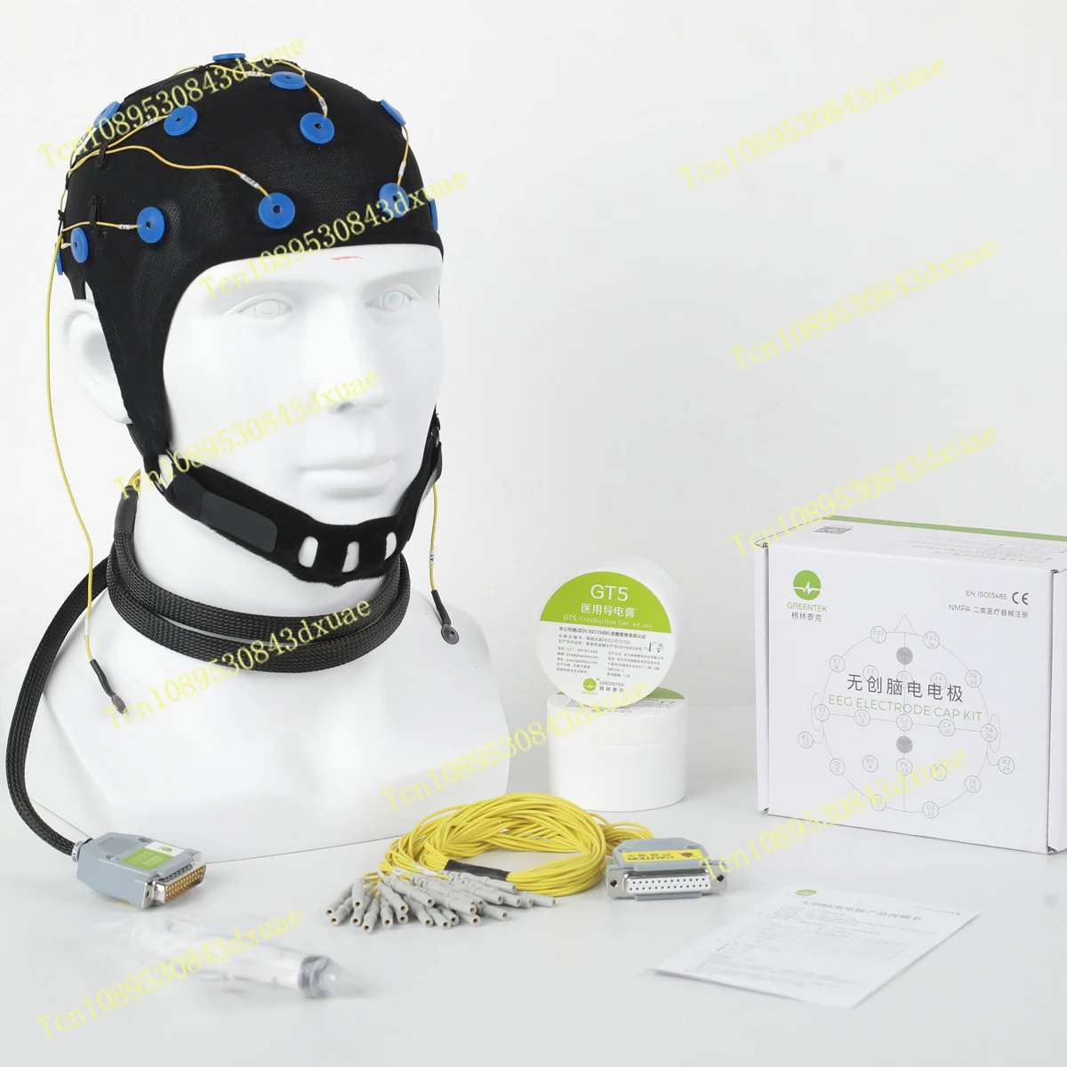 Manufacturer 19 Channel Eeg Cap Electrodes for Clinical Epilepsy Video-EEG Monitoring for Contec Amplifier Like Ant Neuro Eeg Ca