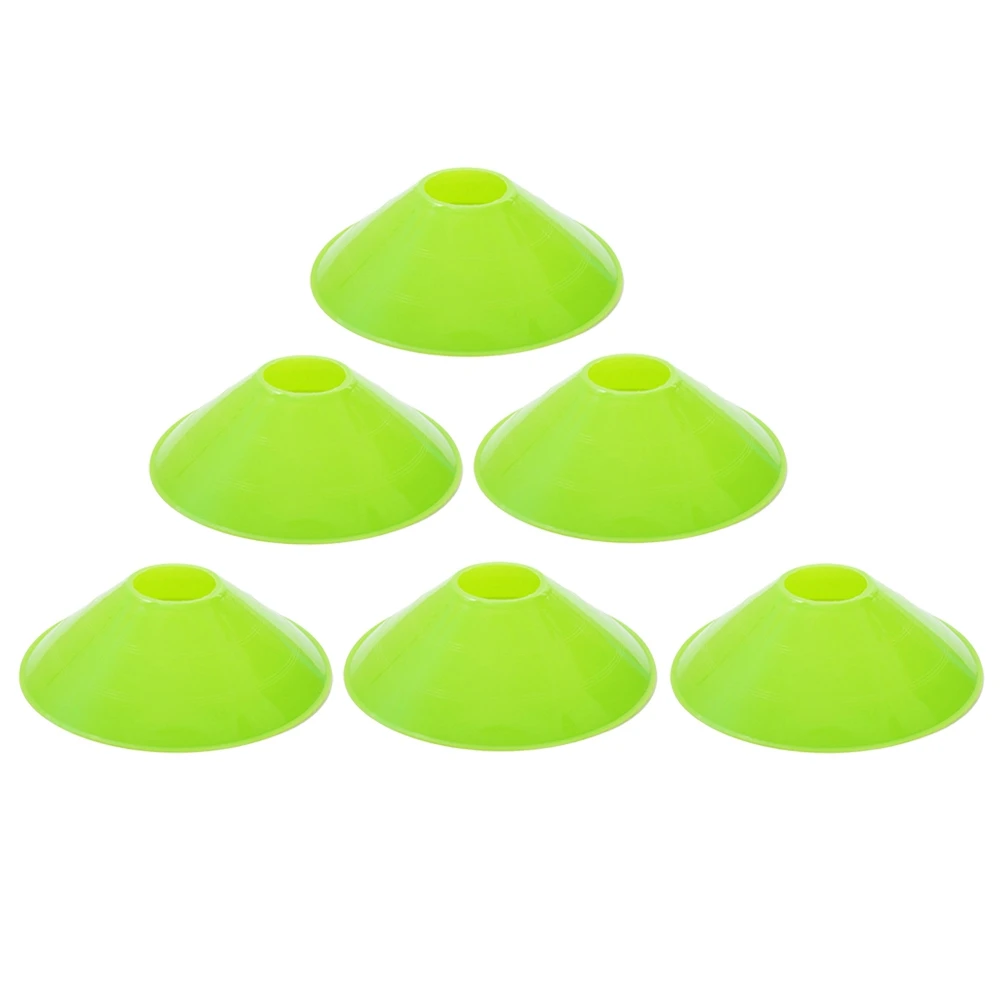 

10pcs Soccer Training Disc Cone Marker Tray Football Equipment Durable Eco-friendly Lightweight Outdoor Parking Lot Sports
