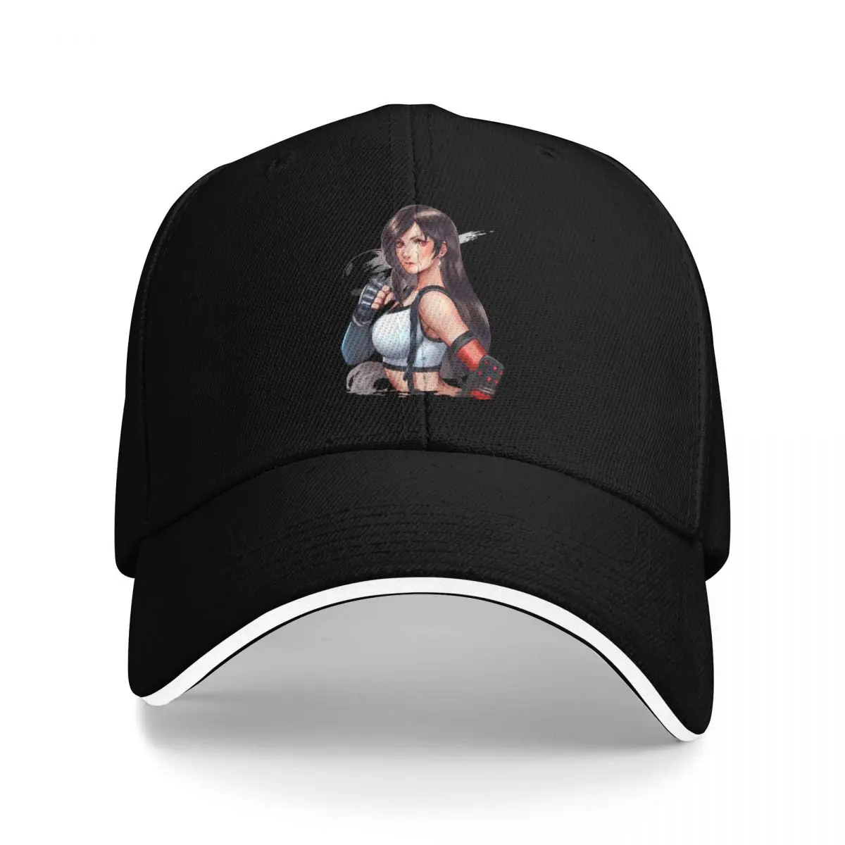 

Tifa Fanart Baseball Cap fun hats Thermal Visor Fishing cap Women's Hats Men's