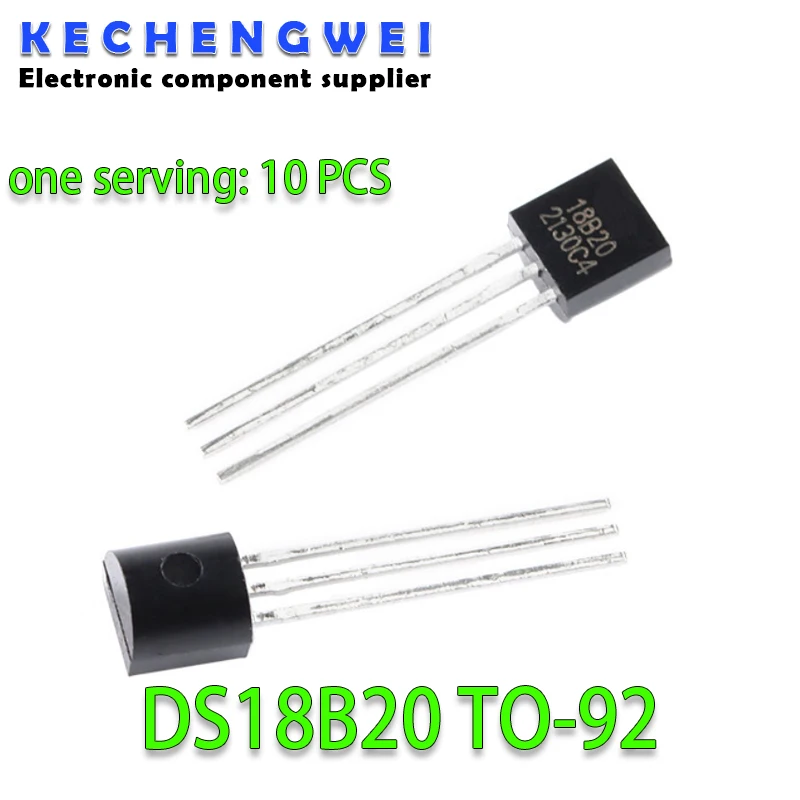 10pcs/lot Sensor Electronic chip DS18B20 TO-92 18B20 chips Temperature Sensor IC 18b20 diy electronic