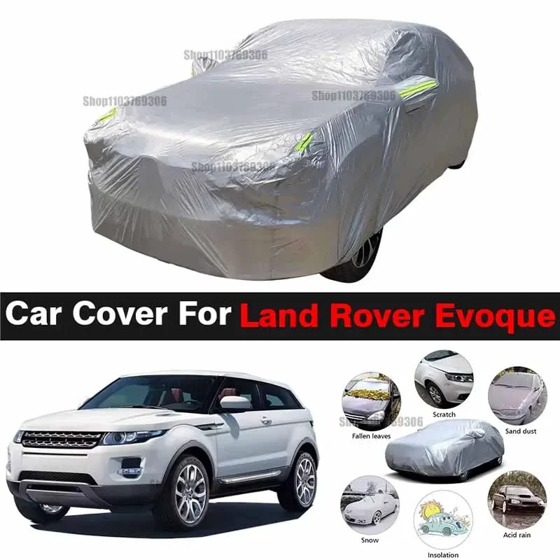 

Full Car Cover Sun Shade Anti-UV Rain Snow Dust Protection SUV Cover Dustproof For Land Rover Range Rover Evoque 2012-2022