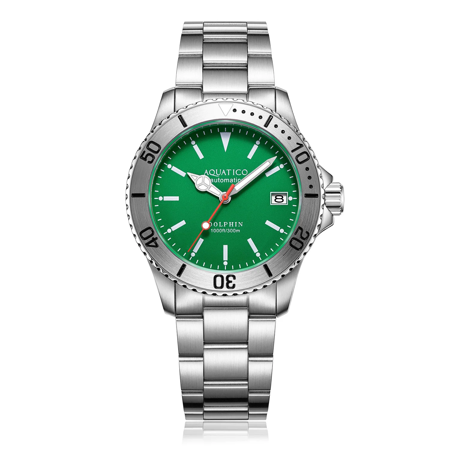 Aquatico Dolphin Automatic Dive Watch Green Dial (NH35)