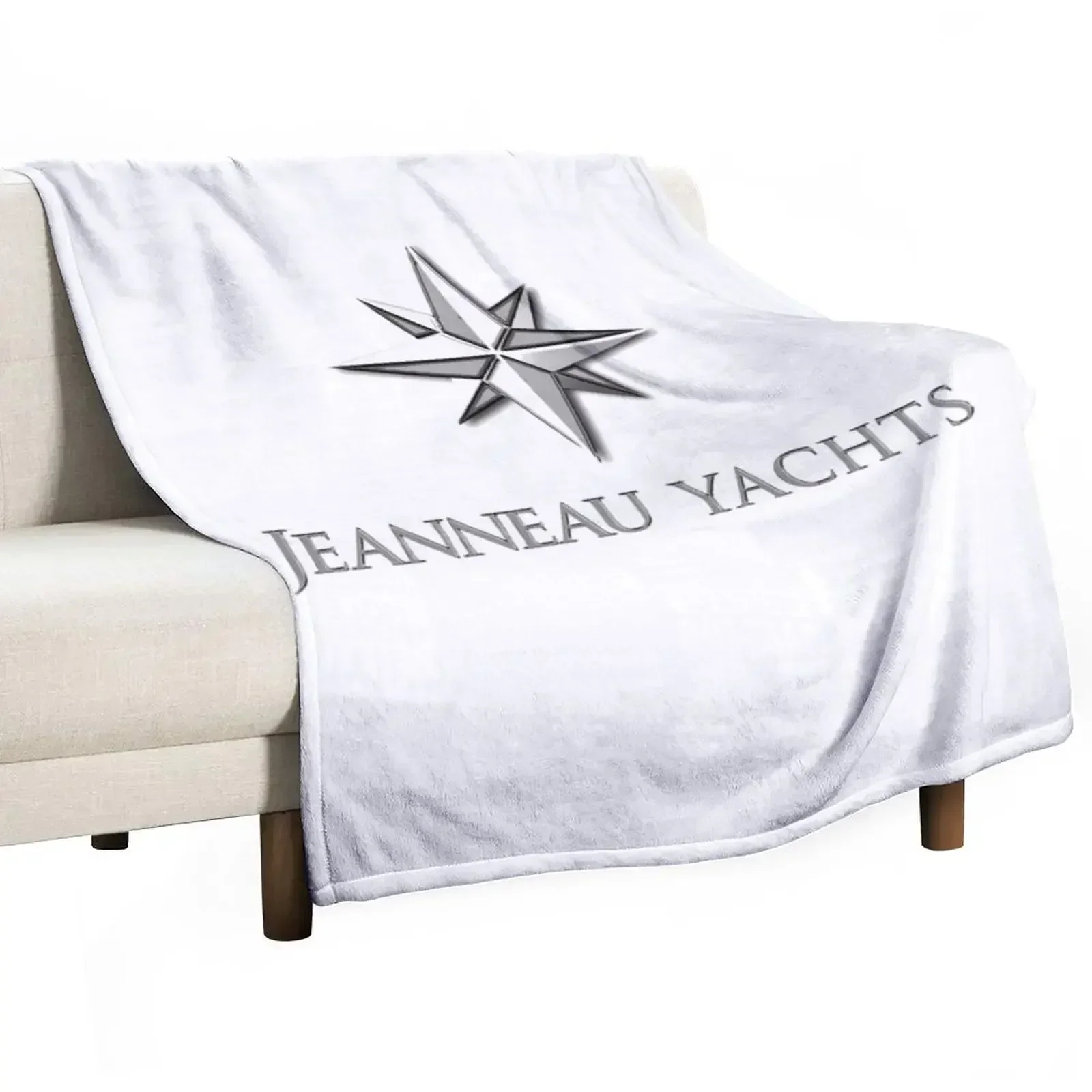 

jeanneau yachts Throw Blanket Beach Bed linens Blankets