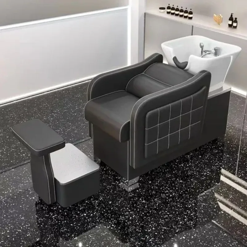 

Italian Minimalism Fashion Shampoo Chairs Head Spa Lounge Comfort Pillow Shampoo Chairs Hairdressing Chuveiro Salon Furniture