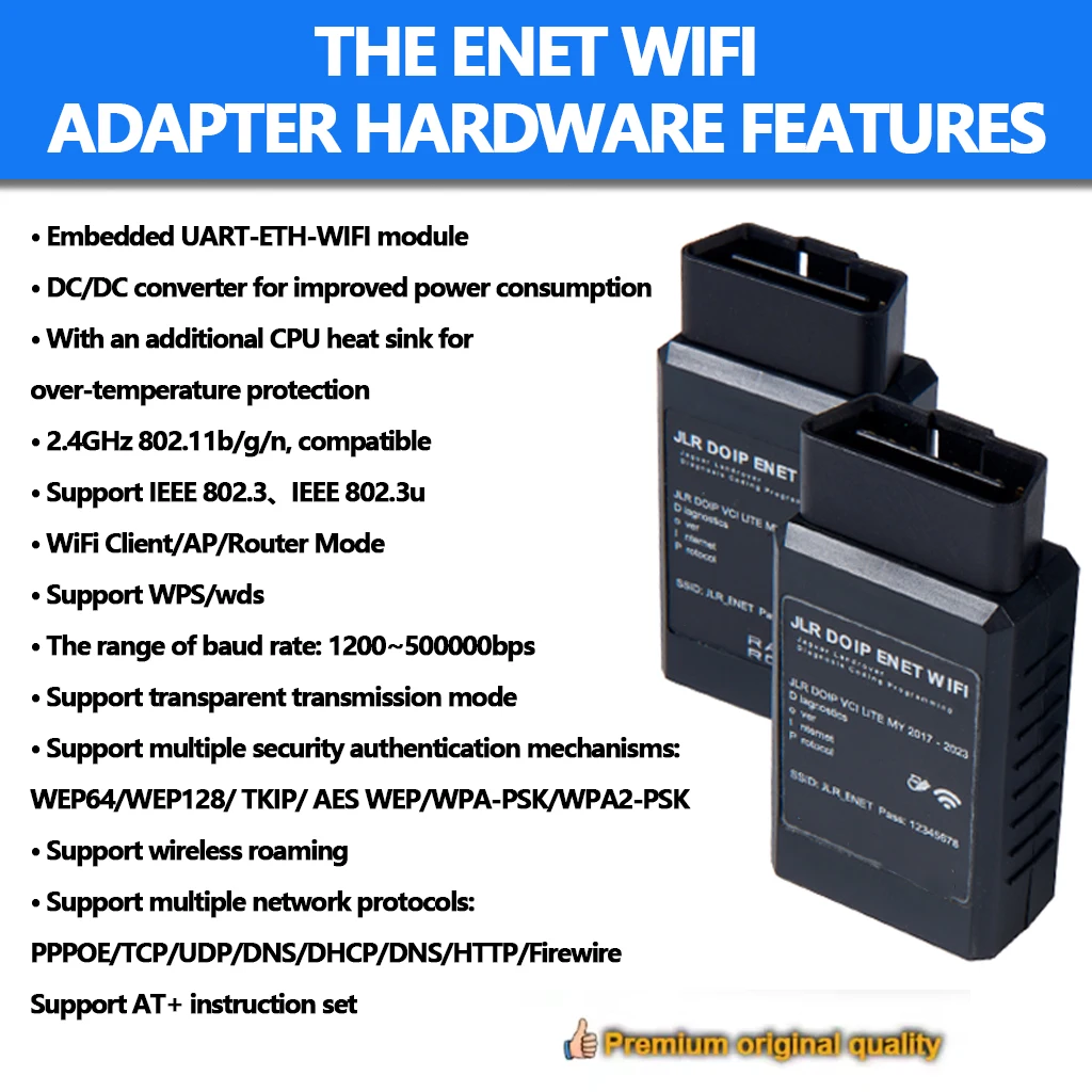 SX-TOOL ENET WiFi DoIP for Jaguar Land Rover 2018-2025