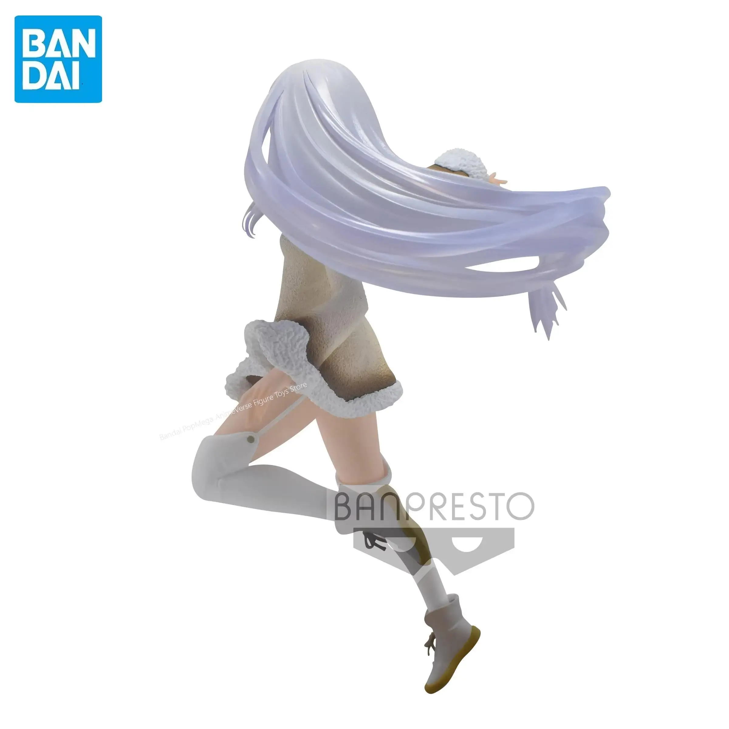 متوفر في المخزون بانداي الأصلي بانبريستو إعادة الحياة في عالم مختلف من الصفر إميليا نموذج دمية العلامة التجارية الجديدة محاصر عمل الشكل المرآب #5