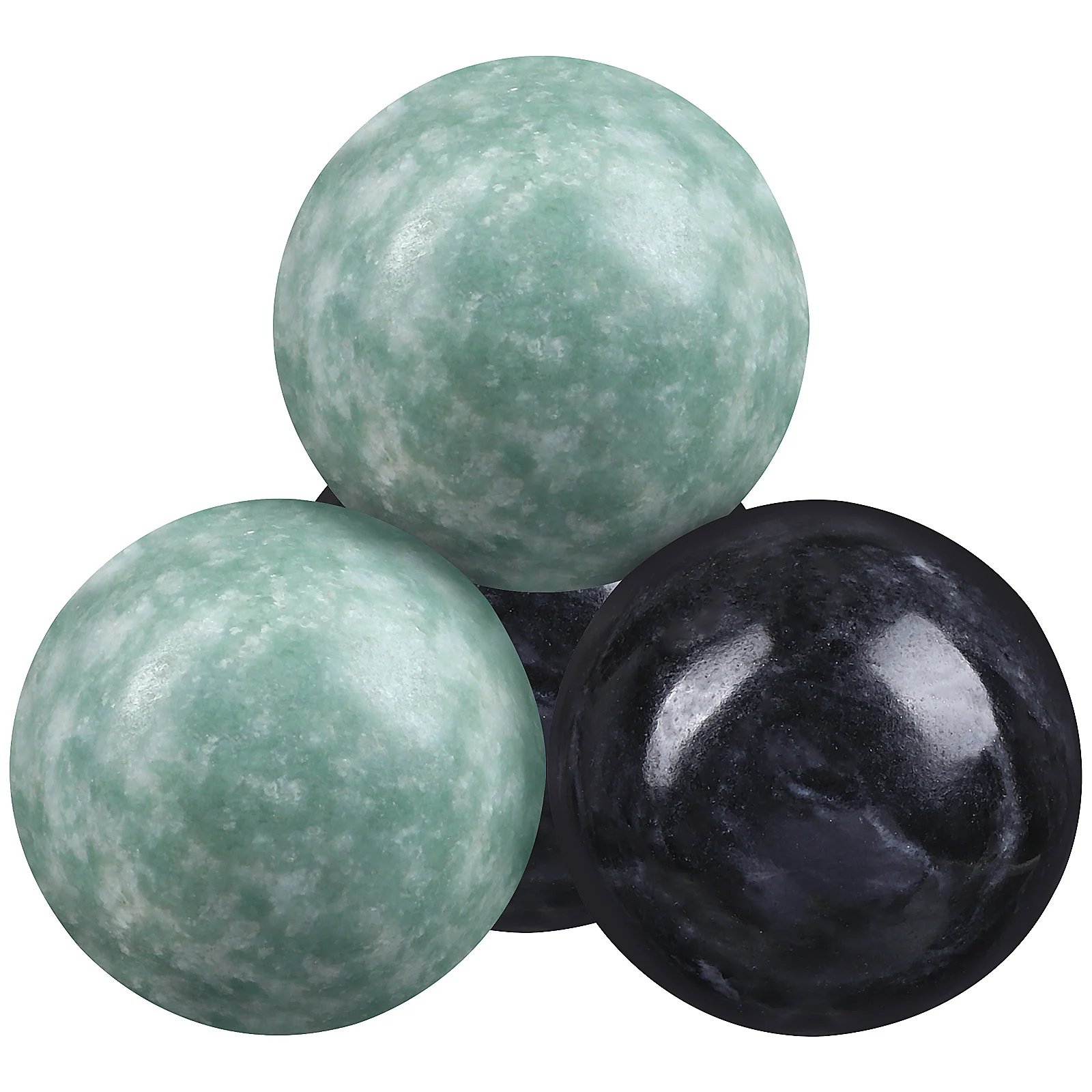 

2 Sets Ball Marble Balls Massage Hand Massagers Massaging Health Exercise Fitness Rolling Handballs