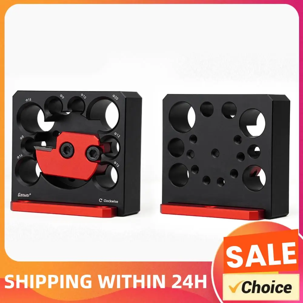 Adjustable Dowel Maker Milling Dowel Round Rod Auxiliary Tool Metric 8mm-20mm Milling Machine Rod Clamp Compact Woodworking Tool