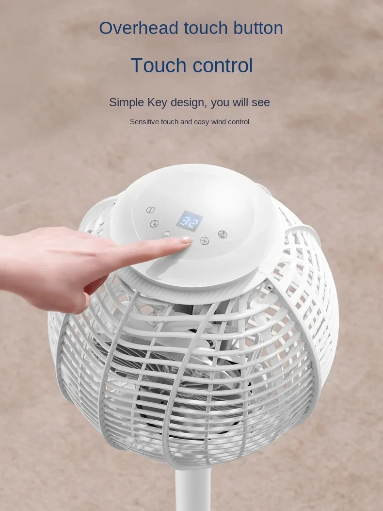 التحكم عن بعد سطح المكتب المزدوج الغرض مروحة دوران الهواء النحاس النقي المحرك مروحة كهربائية صامتة ثلاثية الأبعاد مراوح الكلمة توقيت