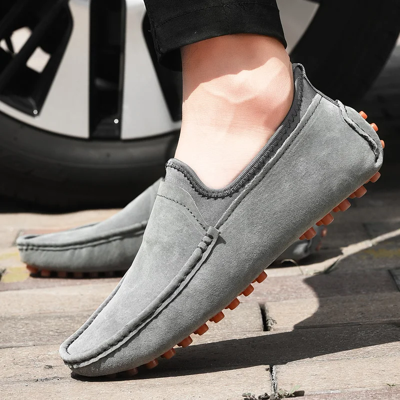 Men's Driving Shoes, Casual Sets, Men's Fashionable and Comfortable Driving Shoes, Handmade Loafers Suitable for Outdoor Walking