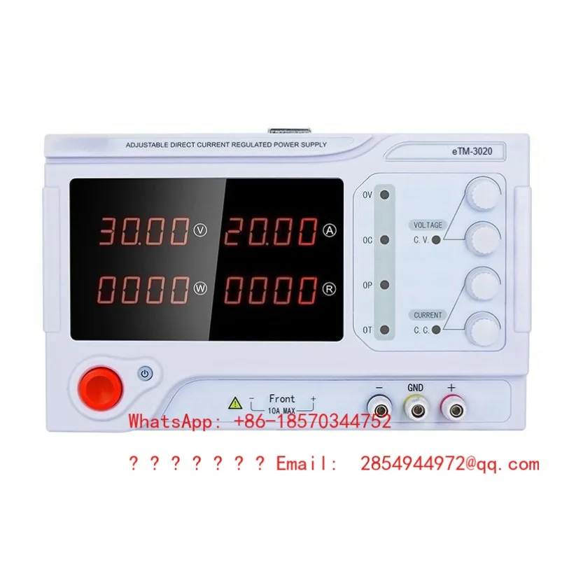 Adjustable DC Power Supply Maintenance Charging Aging Test Experiment High Power Adjustable DC Voltage Source