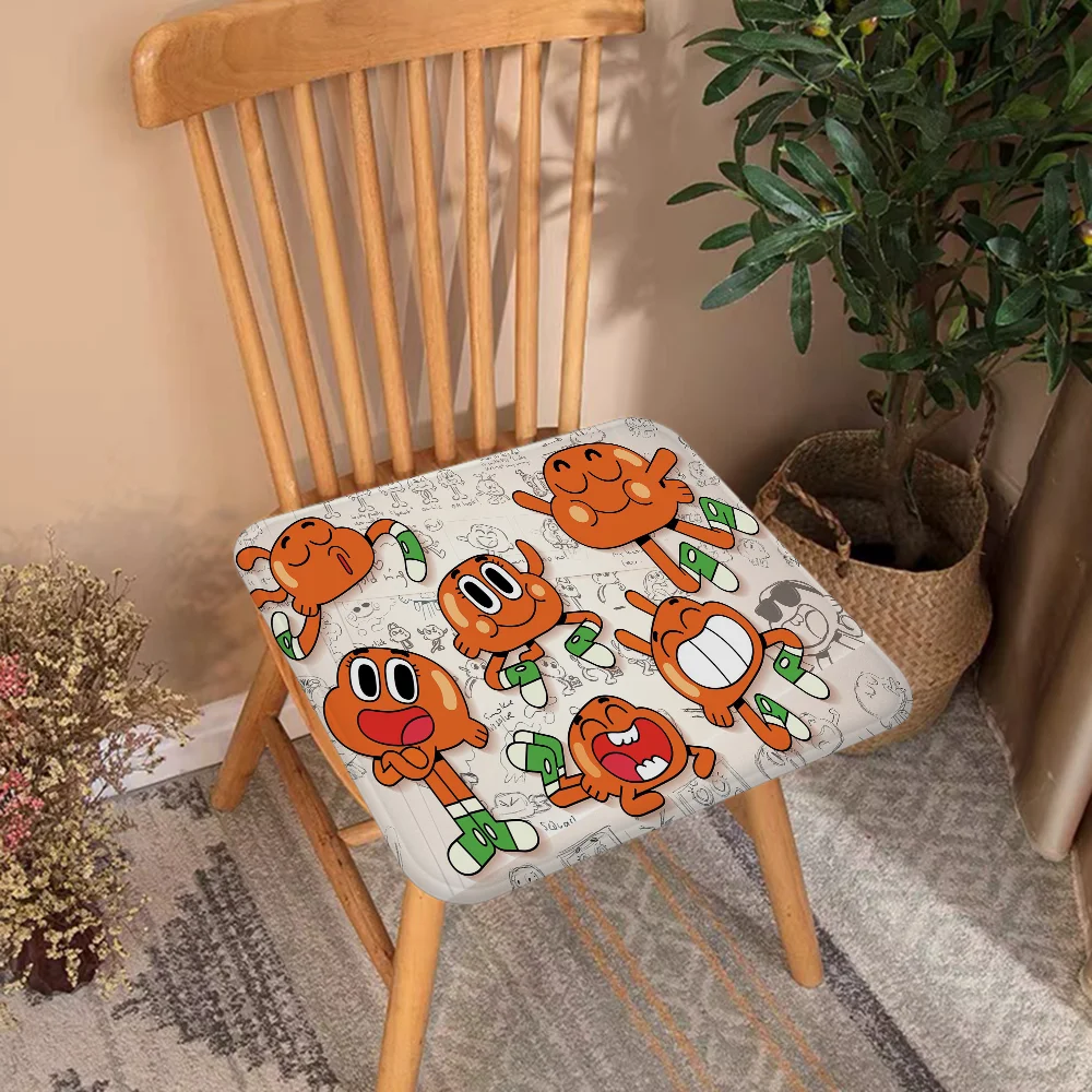 The Amazing World of Gumball Cushion Mat Modern Minimalist Style Plush Cushion Home Back Cushion Soft Comfortable 50x50cm