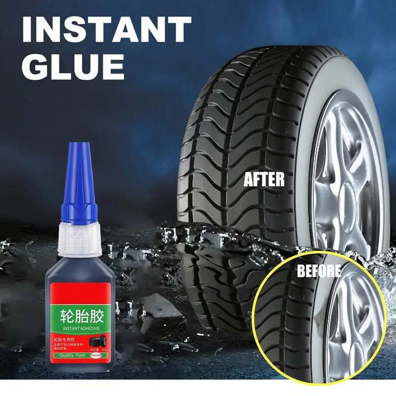 Tire Patch Glue Rubber Tire Repair Adhesive Sidewall Tire Repair Glue Rubber Car Tire Sealer Motorcycle Tire Sidewall Adhesive